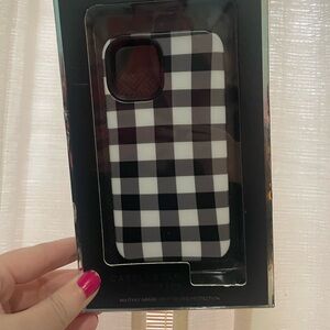 Casely Black and White Checkered iPhone 12 mini Case